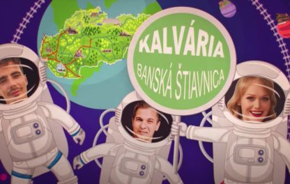 Vesmírne krásy Slovenska: Kalvária v Banskej Štiavnici