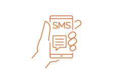 Purchase of SMS ticket for passenger (Os) trains