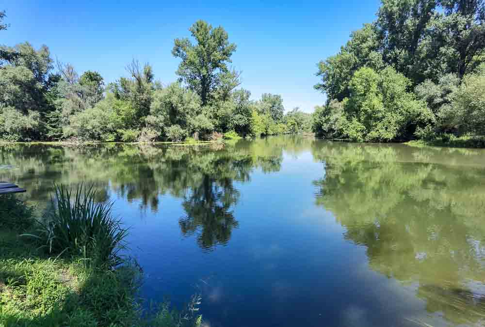 Klátovské rameno sa vlieva do Malého Dunaja
