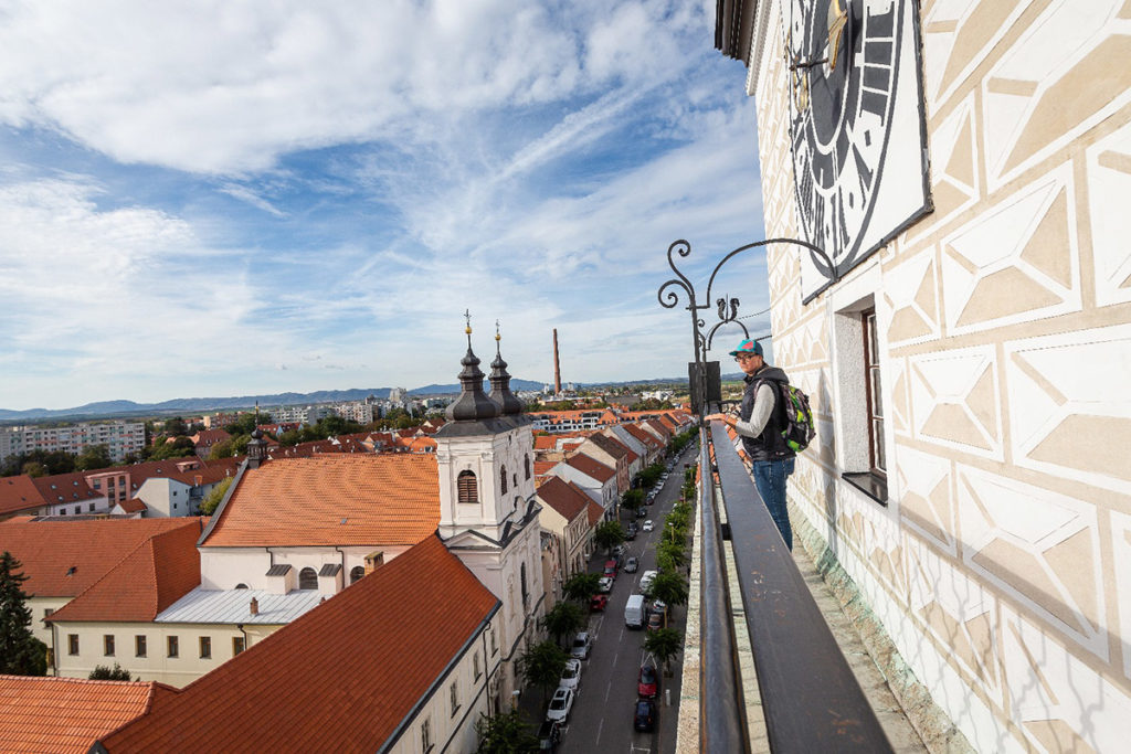Výhľad z Hodinovej veže v Trnave