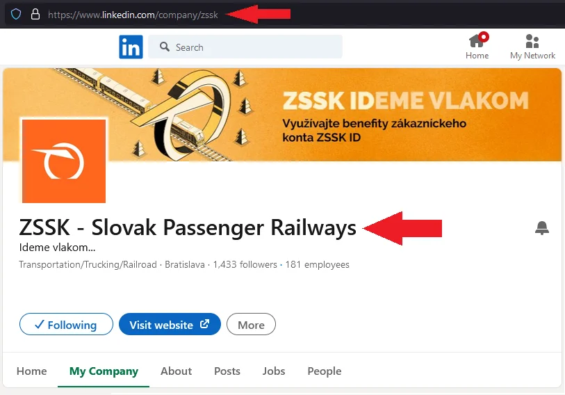 LinkedIn: https://www.linkedin.com/company/zssk/