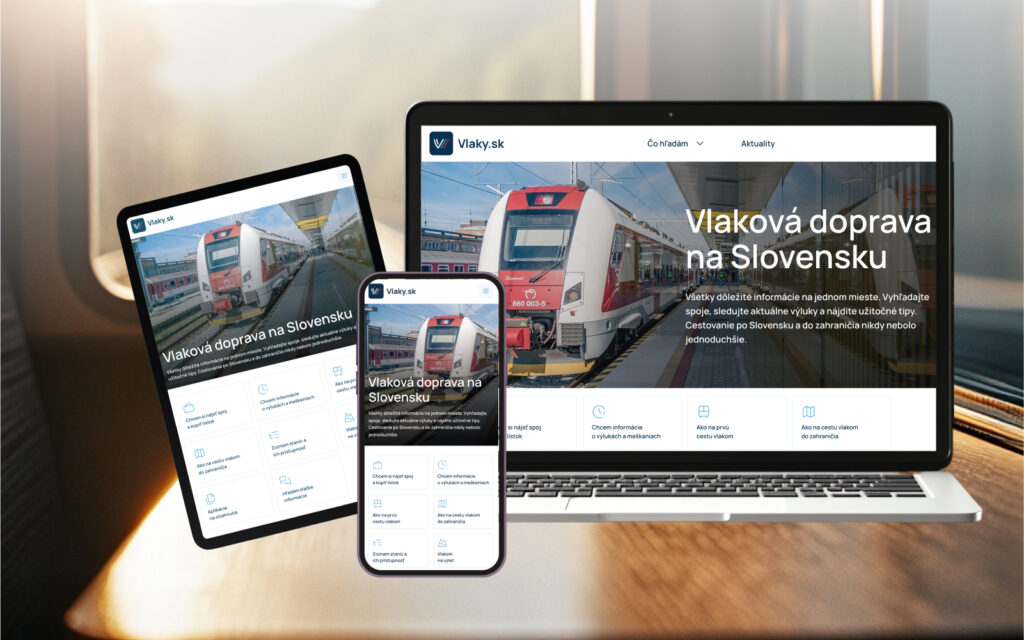 Portál vlaky.sk prináša verejnosti jednotné miesto na vyhľadávanie informácií o osobnej vlakovej doprave na Slovensku